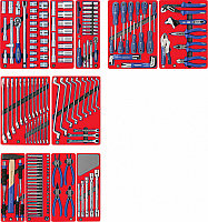 5-00205 МАСТАК Набор инструментов "МАСТЕР" для тележки, 11 ложементов, 205 предметов МАСТАК 5-00205