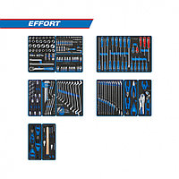 934-235MRVD KING TONY Набор инструментов "EFFORT" для тележки, 12 ложементов, 235 предметов KING TONY