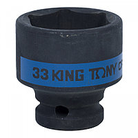 453533M KING TONY Головка торцевая ударная шестигранная 1/2", 33 мм KING TONY 453533M