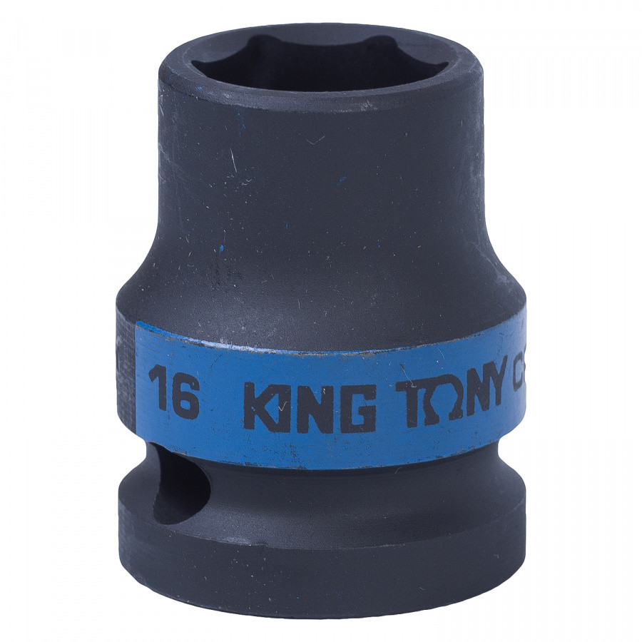 453516M KING TONY Головка торцевая ударная шестигранная 1/2", 16 мм KING TONY 453516M