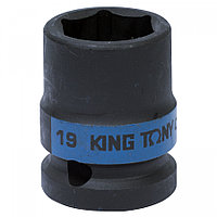 453519M KING TONY Головка торцевая ударная шестигранная 1/2", 19 мм KING TONY 453519M