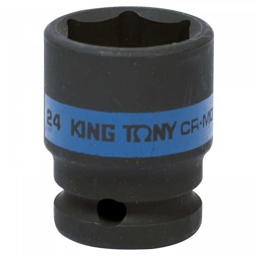 453524M KING TONY Головка торцевая ударная шестигранная 1/2", 24 мм KING TONY 453524M
