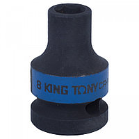 453508M KING TONY Головка торцевая ударная шестигранная 1/2", 08 мм KING TONY 453508M