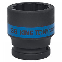 653036M KING TONY Головка торцевая ударная двенадцатигранная 3/4", 36 мм KING TONY 653036M