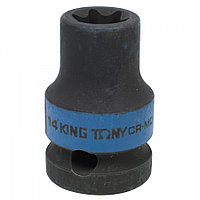 457514M KING TONY Головка торцевая ударная TORX Е-стандарт 1/2", E14, L = 38 мм KING TONY 457514M