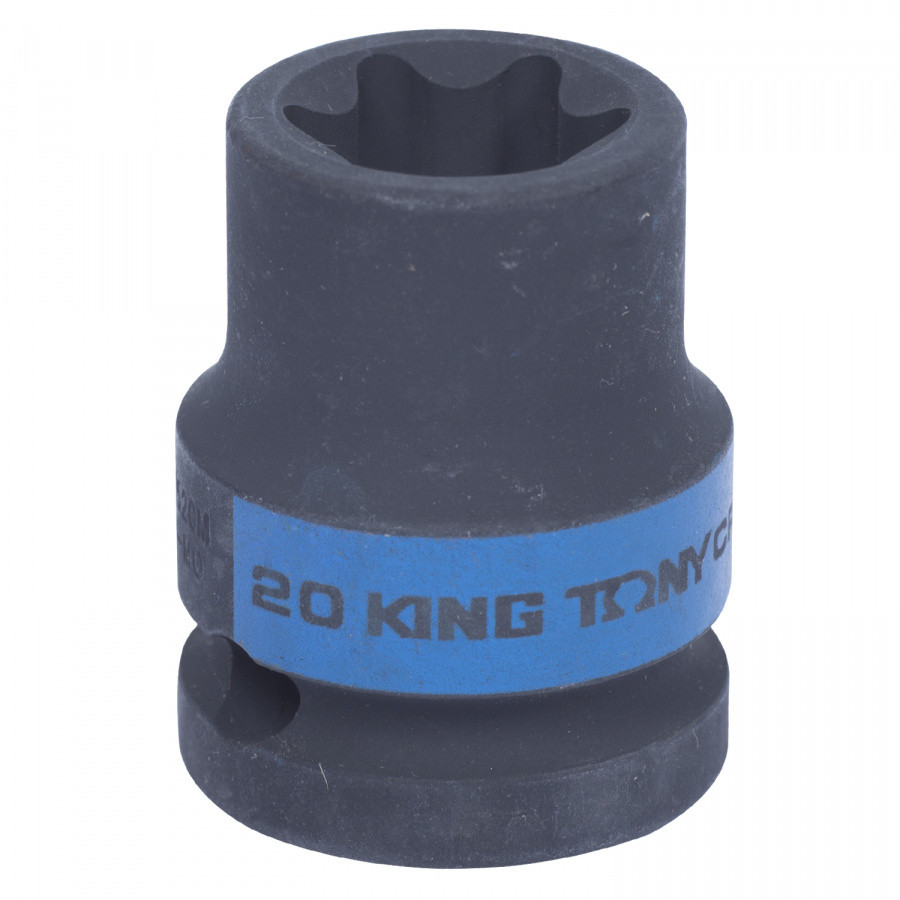 457520M KING TONY Головка торцевая ударная TORX Е-стандарт 1/2", E20, L = 38 мм KING TONY 457520M
