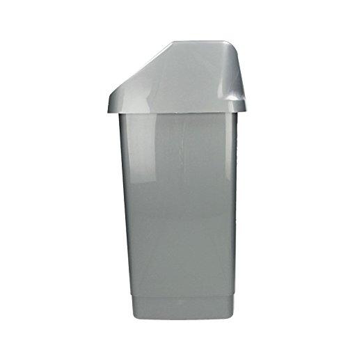 Контейнер для мусора с крышкой Curver Click-it 25L, серый - фото 2 - id-p173778665
