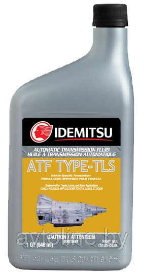 Масло трансмиссионное IDEMITSU ATF TYPE-TLS (Toyota T-IV) 0,946л 10106042K - фото 1 - id-p175999289