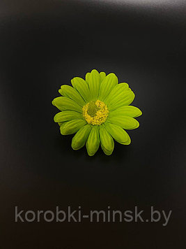 Декоративный цветок-мыло «Ромашка» 6*2см, 1шт. Темно-фисташковый