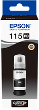 Оригинальные чернила EPSON  115 для L8160, L8180 (Черный фото (Photo Black), 70 мл)