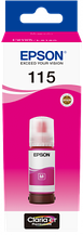 Оригинальные чернила EPSON  115 для L8160, L8180 (Пурпурный (Magenta), 70 мл)