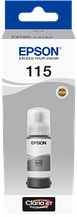 Оригинальные чернила EPSON  115 для L8160, L8180 (Серый (Grey), 70 мл)