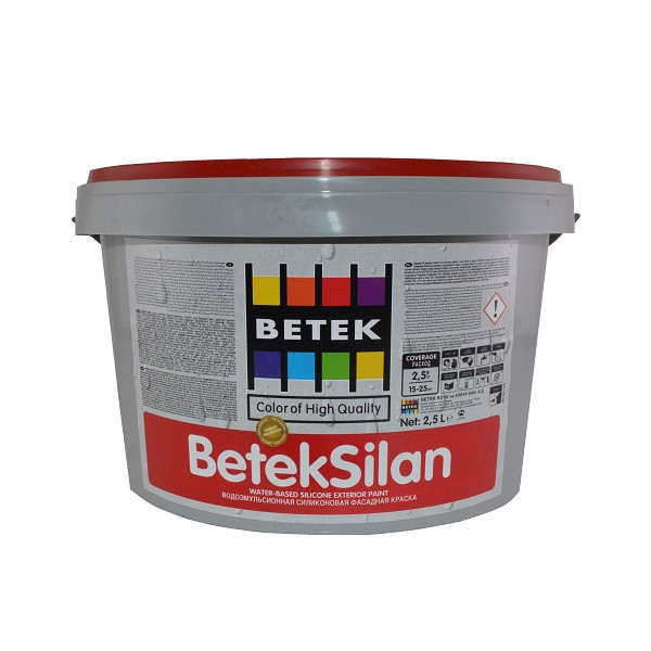 BETEK SILAN Финишная краска для фасадных работ 7,5л - фото 1 - id-p176215920