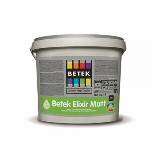 BETEK ELIXIR MATT Краска для внутренних работ (глубоко матовая) 7,5л