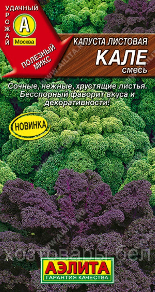 Капуста листовая Кале 0.3г смесь (Аэлита) - фото 1 - id-p176216385