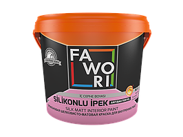 FAWORI SILICONE SILK MATT INTERIOR PAINT WHITE Краска для внутренних работ (шелковистая) 5л