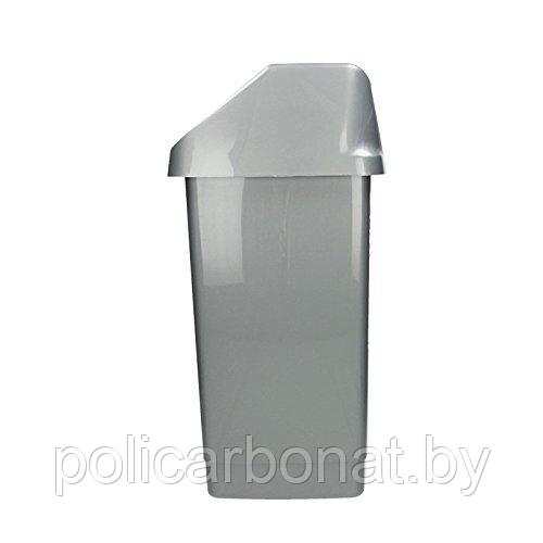 Контейнер для мусора с крышкой Curver Click-it 25L, серый - фото 2 - id-p173812382