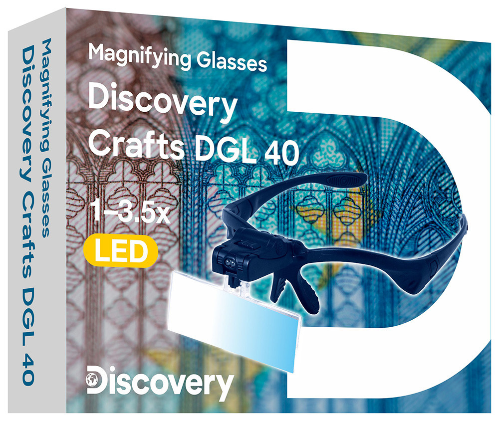 Лупа-очки Discovery Crafts DGL 40 - фото 2 - id-p176238284