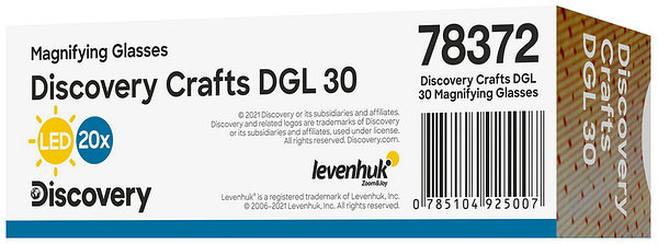 Levenhuk Discovery Crafts DGL 60 Magnifying Glasses