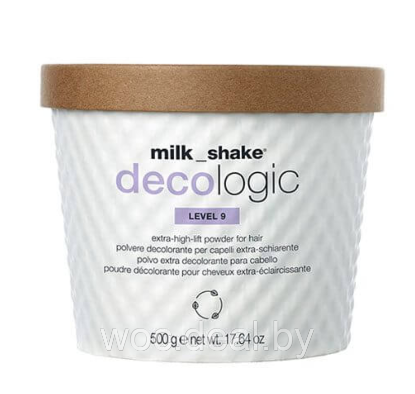 Z One Concept Milk Shake Экстра-осветляющая пудра серого цвета на 9 уровней Decologic 500 гр - фото 1 - id-p176239712