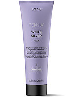 Lakme Маска оттеночная для осветленных, светлых и седых волос White Silver Teknia, 50 мл