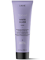 Lakme Маска оттеночная для осветленных, светлых и седых волос White Silver Teknia, 250 мл
