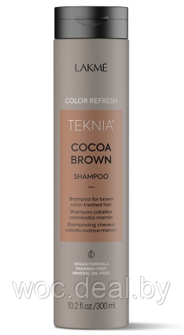 Lakme Шампунь для обновления цвета Cocoa Brown Refresh Teknia 300 мл - фото 1 - id-p176239818