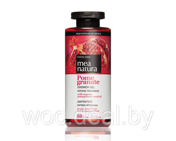 Farcom Гель для душа с маслом Граната Mea Natura Pomegranate 300 мл - фото 1 - id-p176239920