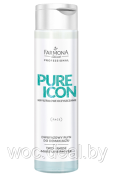 Farmona Двуфазная жидкость для снятия макияжа с глаз и губ Pure Icon 250 мл - фото 1 - id-p176239960