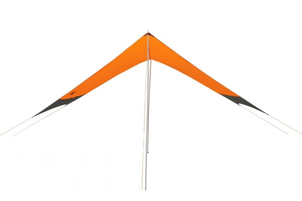 Тент туристический Tramp Lite TENT ORANGE (4,4х4,4 м) со стойками - фото 3 - id-p176253043