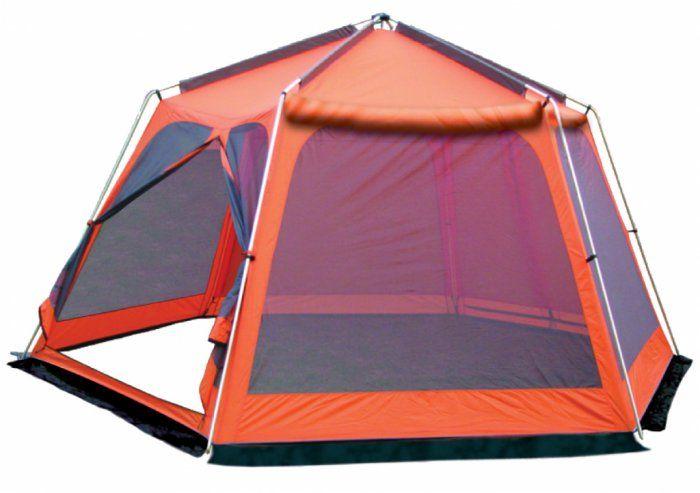 Тент-шатер туристический Tramp Lite MOSQUITO ORANGE (370х420х225) - фото 1 - id-p176253051
