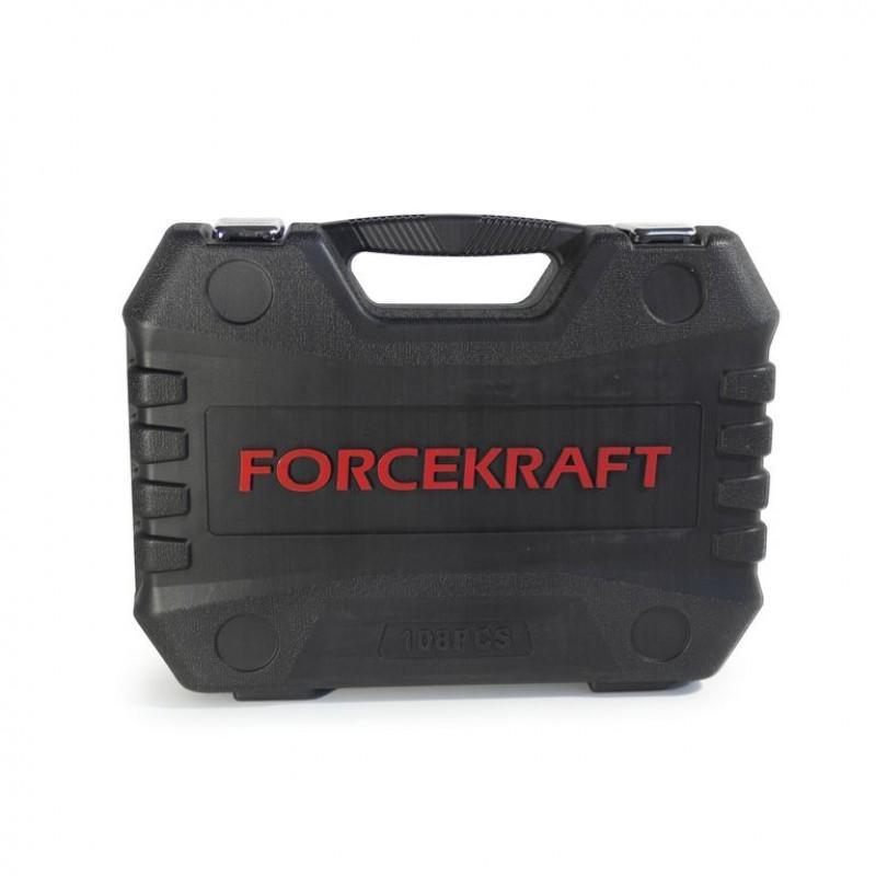 Набор инструмента FORCEKRAFT FK-41082-5 108пр. 1/2'',1/4''(6гр.)(4-32мм) Profi - фото 4 - id-p176260650