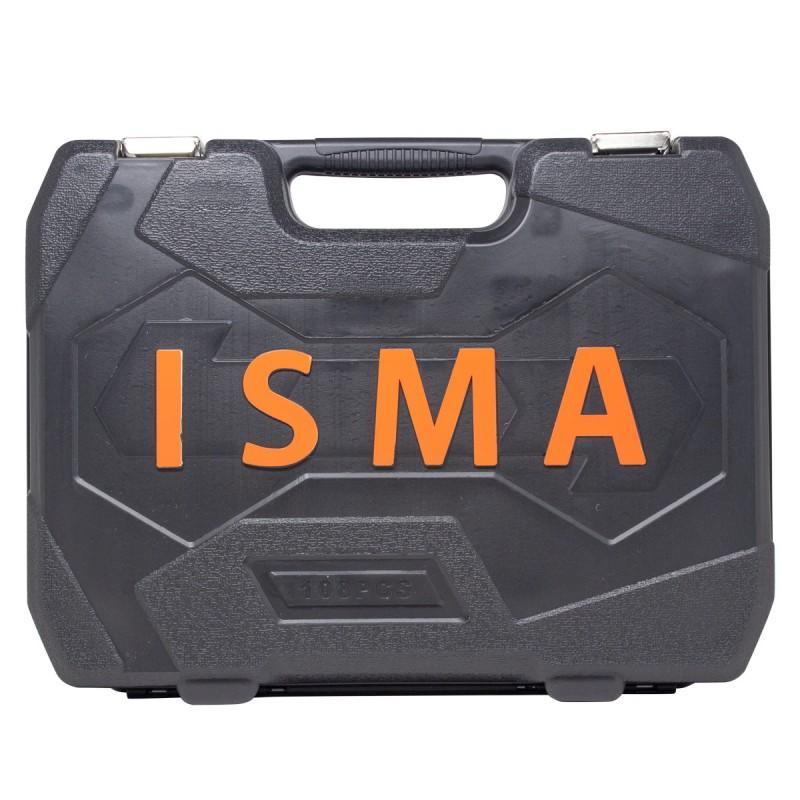 Набор инструмента ISMA ISMA-41082-5 108пр. 1/4'', 1/2''(6гр.) - фото 3 - id-p176266623