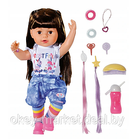 Интерактивная кукла Baby Born Модная сестричка 830352