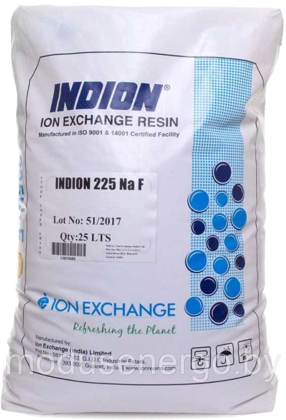 Ионообменная смола INDION 222 Na F (катионит) для умягчения воды пищевого класса - фото 1 - id-p176286884