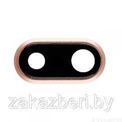 Стекло основной камеры для Apple iPhone 8 Plus, золотый