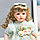 Кукла коллекционная керамика "Джудит в нежно-мятном платье с цветочками" 30 см, фото 5