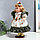 Кукла коллекционная керамика "Беатрис в атласном платье с розочками" 30 см, фото 3