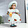 Кукла коллекционная керамика "Люси в голубом платье, шляпке и с цветами" 30 см, фото 2