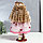 Кукла коллекционная керамика "Агата в бело-розовом платье и с цветами в волосах" 30 см, фото 4
