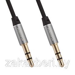 Аудио кабель (AUX) Remax L200 3.5 мм., 2 метр, черный