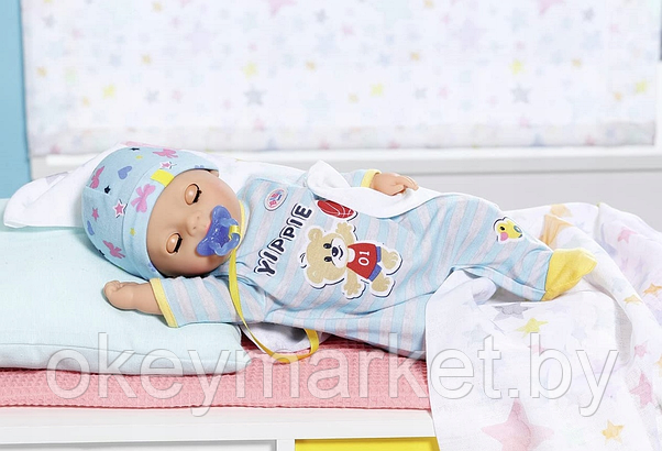 Интерактивная кукла Baby Born Little Boy 36 см, фото 2