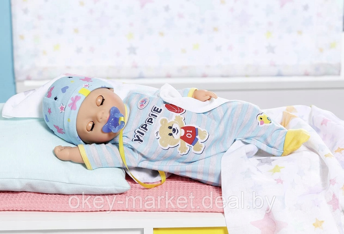 Интерактивная кукла Baby Born Little Boy 36 см - фото 4 - id-p176288389