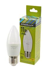 Светодиодная лампа ERGOLUX LED-C35-11W-E27-3K 11Вт E27 3000K