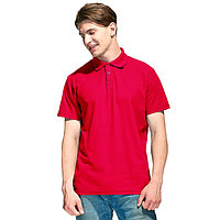 Рубашка мужская, размер 58, цвет красный