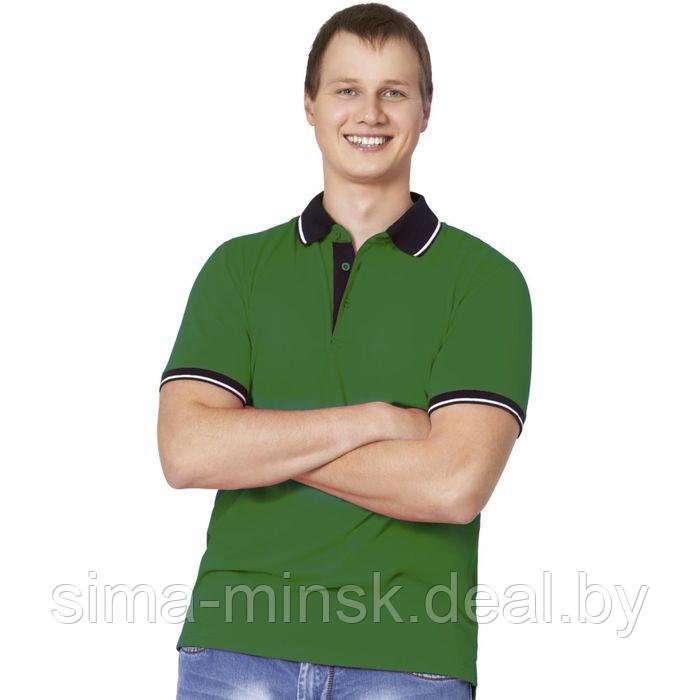 Рубашка мужская, размер 46, цвет зелёный - фото 1 - id-p176289911