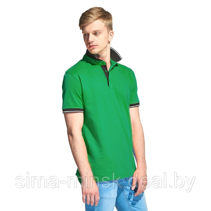 Рубашка мужская, размер 56, цвет зелёный - фото 1 - id-p176289913