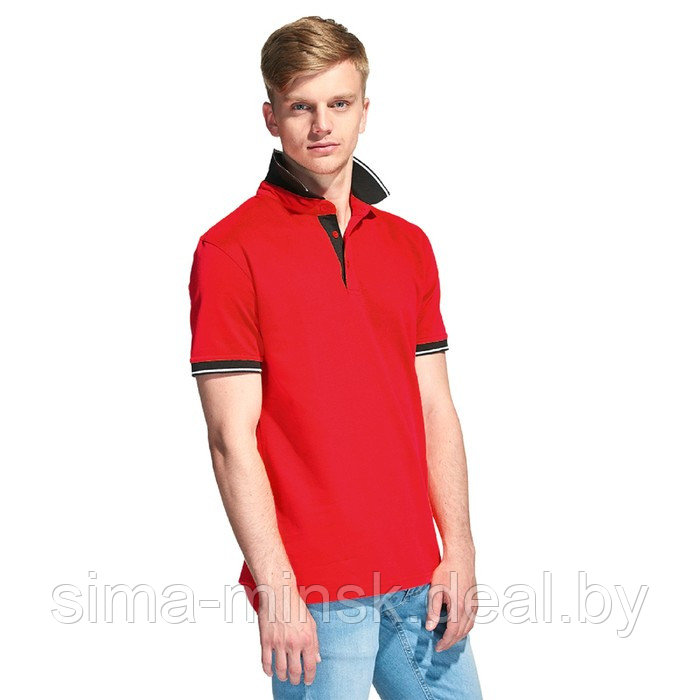 Рубашка мужская, размер 56, цвет красный - фото 1 - id-p176289937
