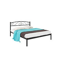 Кровать «Вероника», 1800 × 2000 мм, металл, цвет чёрный