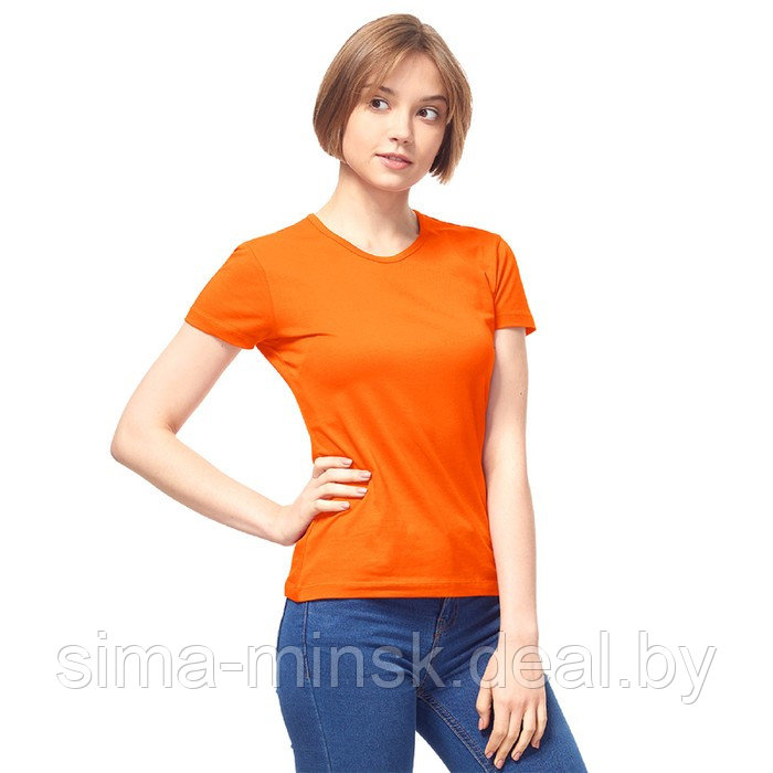 Футболка женская, размер 44, цвет оранжевый - фото 1 - id-p176288522